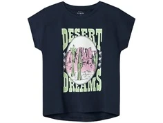 Name It top navy blazer med ørken print